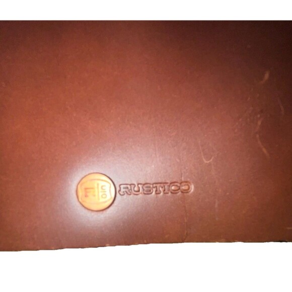 Rustico Leather Golf Log Score Card Holder Brown BRAND NEW (READ DESCRIPTION) - Picture 3 of 8